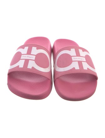 Salvatore Ferragamo Rubber Printed Slides