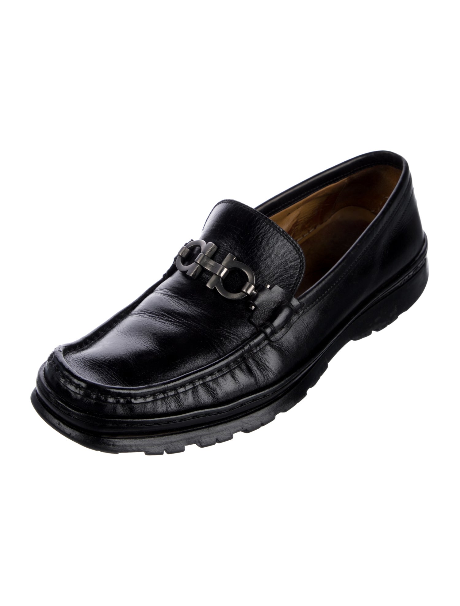 Salvatore Ferragamo Leather Loafers