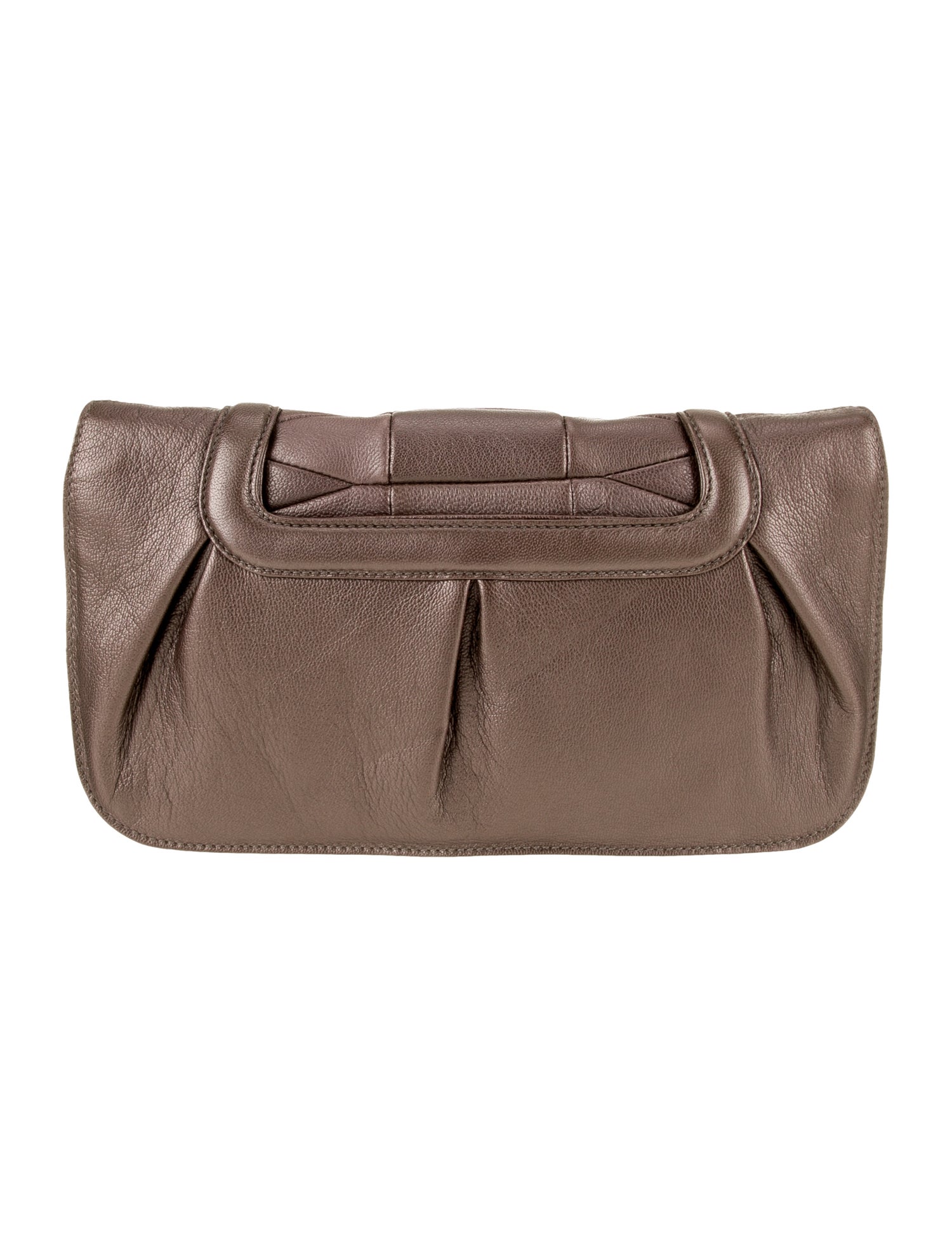 Salvatore Ferragamo Leather Clutch