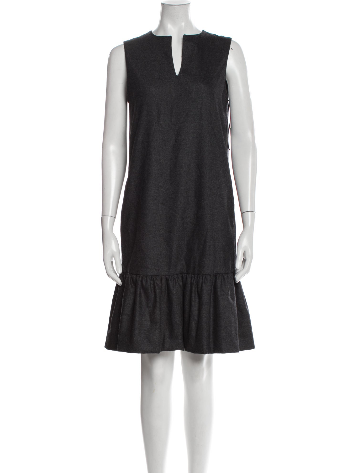 Salvatore Ferragamo Virgin Wool Knee-Length Dress