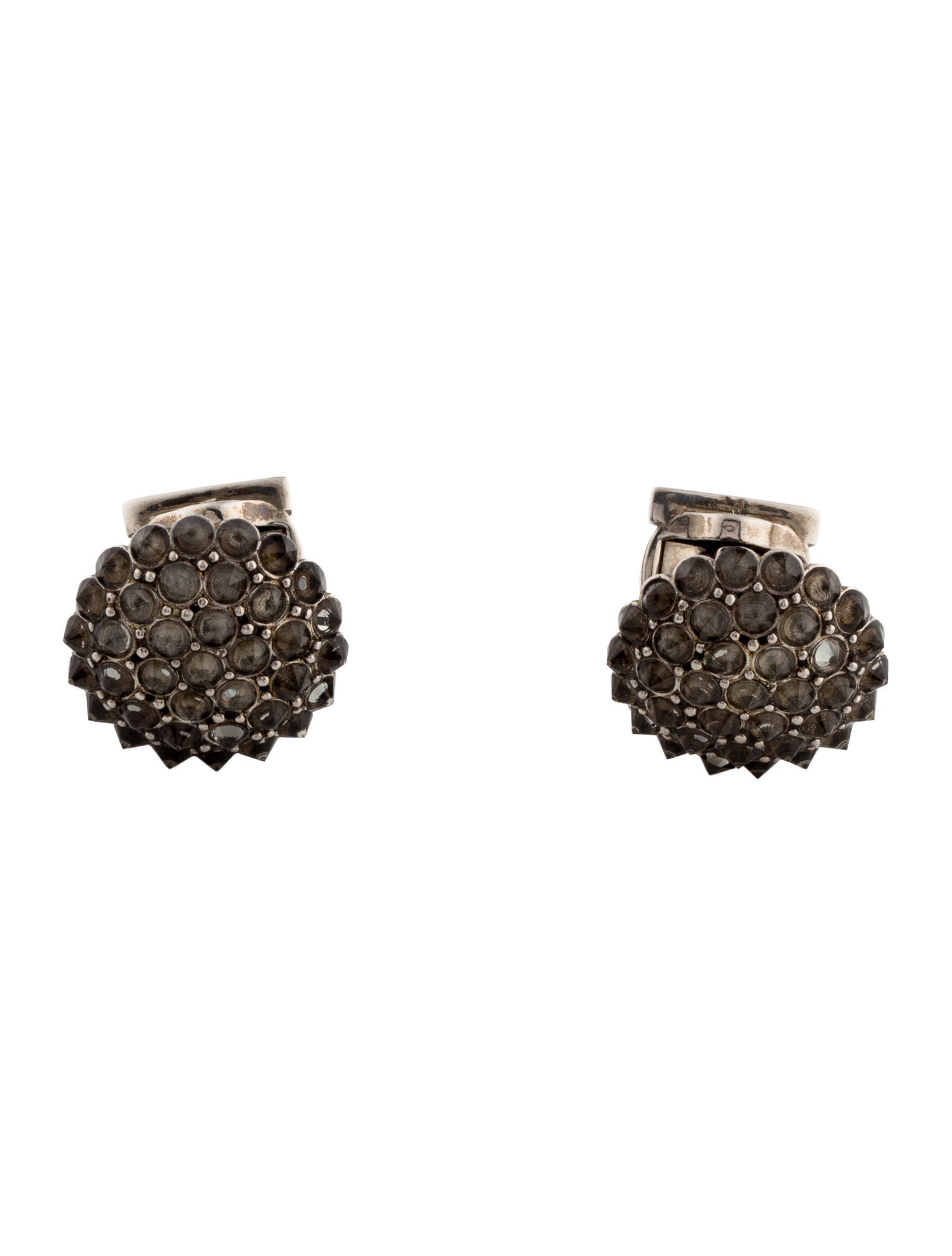 Salvatore Ferragamo Inverted Crystal Cufflinks