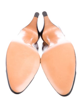 Salvatore Ferragamo Vintage Leather Slingback Pumps