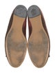Salvatore Ferragamo Suede Bow Accents Ballet Flats