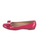 Salvatore Ferragamo Vara Bow Accent Patent Leather Ballet Flats