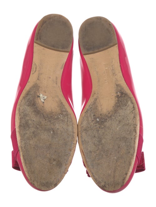 Salvatore Ferragamo Vara Bow Accent Patent Leather Ballet Flats
