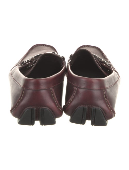 Salvatore Ferragamo Leather Monk Straps
