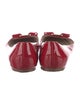 Salvatore Ferragamo Vara Bow Accent Patent Leather Ballet Flats