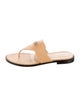Salvatore Ferragamo Leather Slides