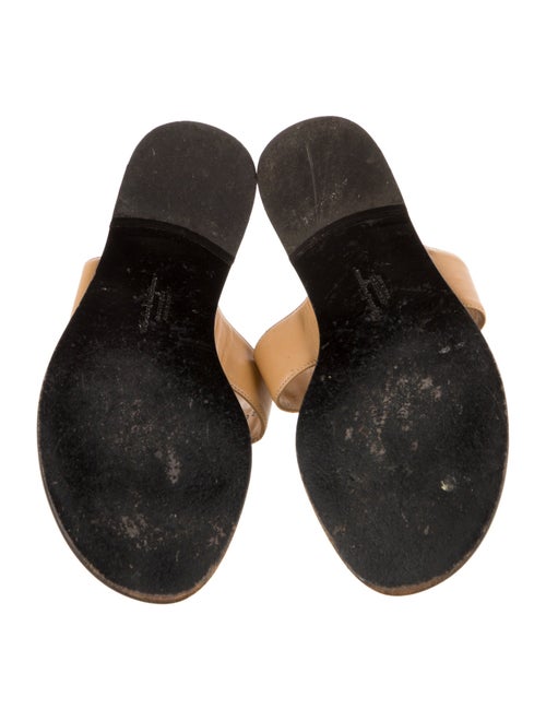 Salvatore Ferragamo Leather Slides