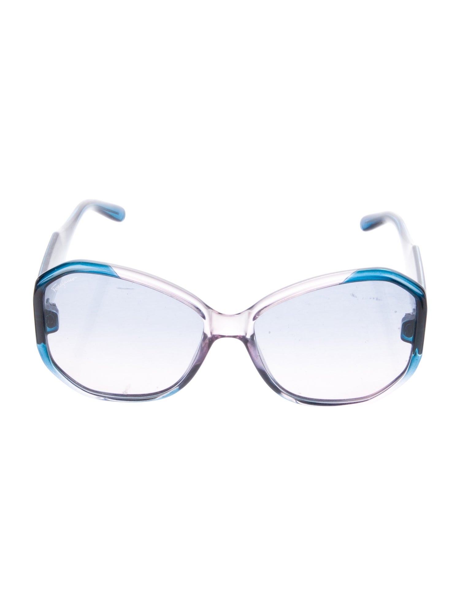 Salvatore Ferragamo Oversize Gradient Sunglasses