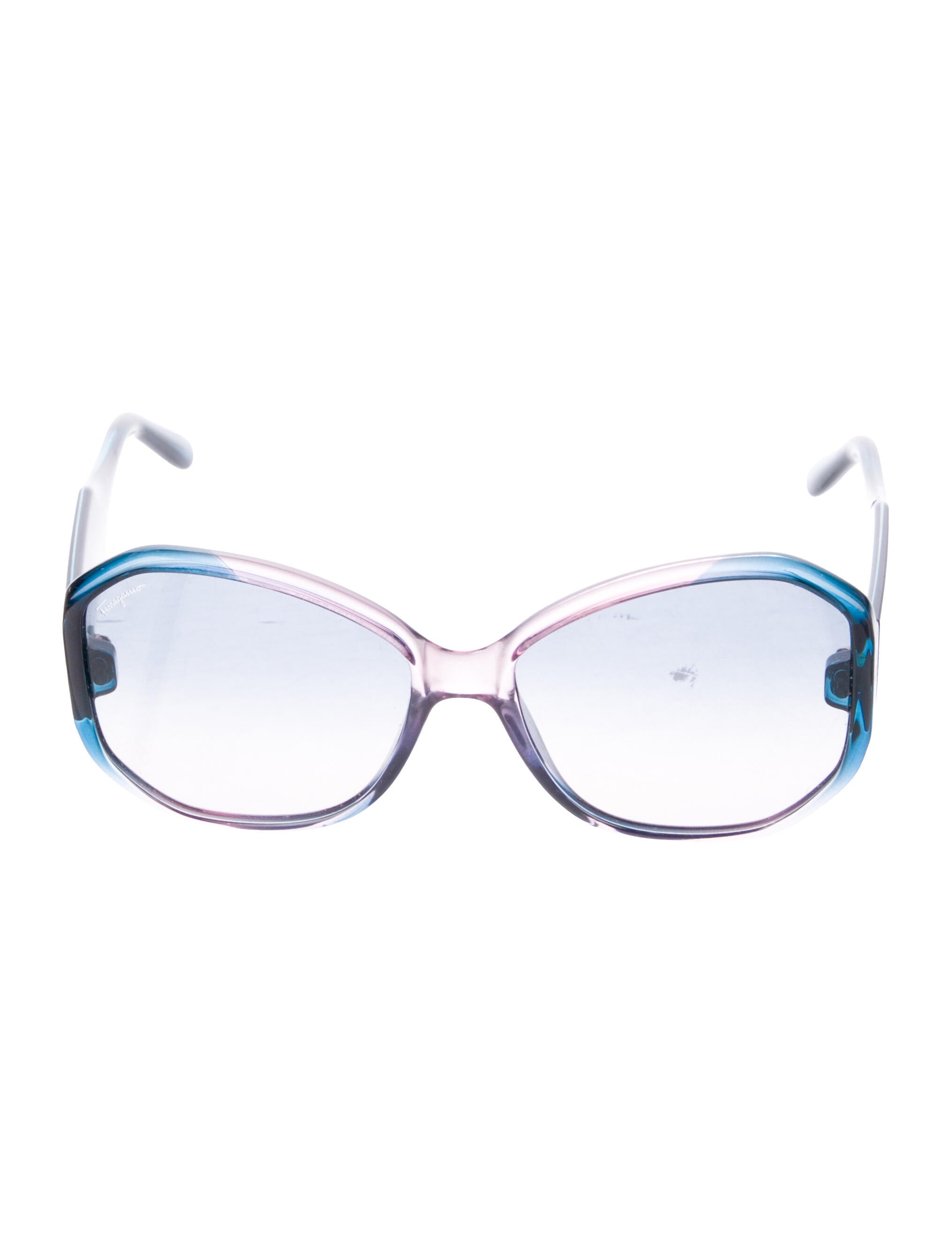 Salvatore Ferragamo Oversize Gradient Sunglasses