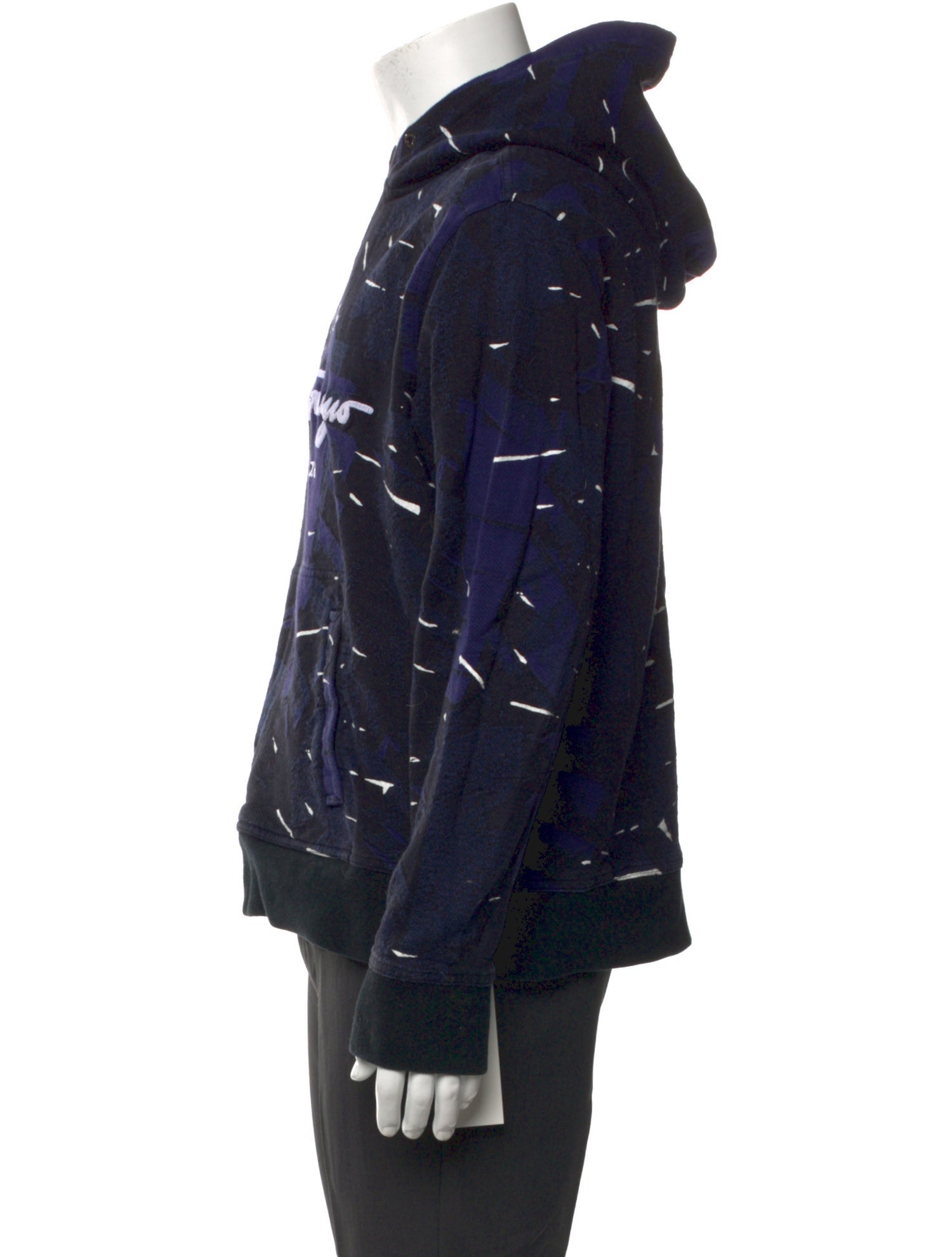 Salvatore Ferragamo Printed Crew Neck Hoodie