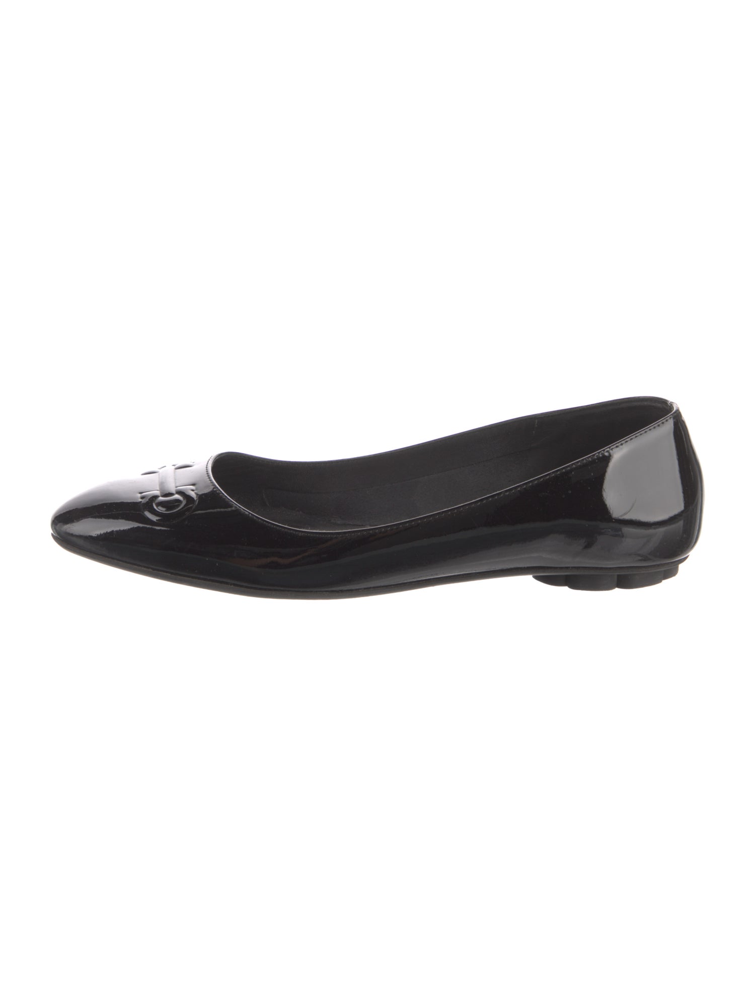 Salvatore Ferragamo Patent Leather Ballet Flats