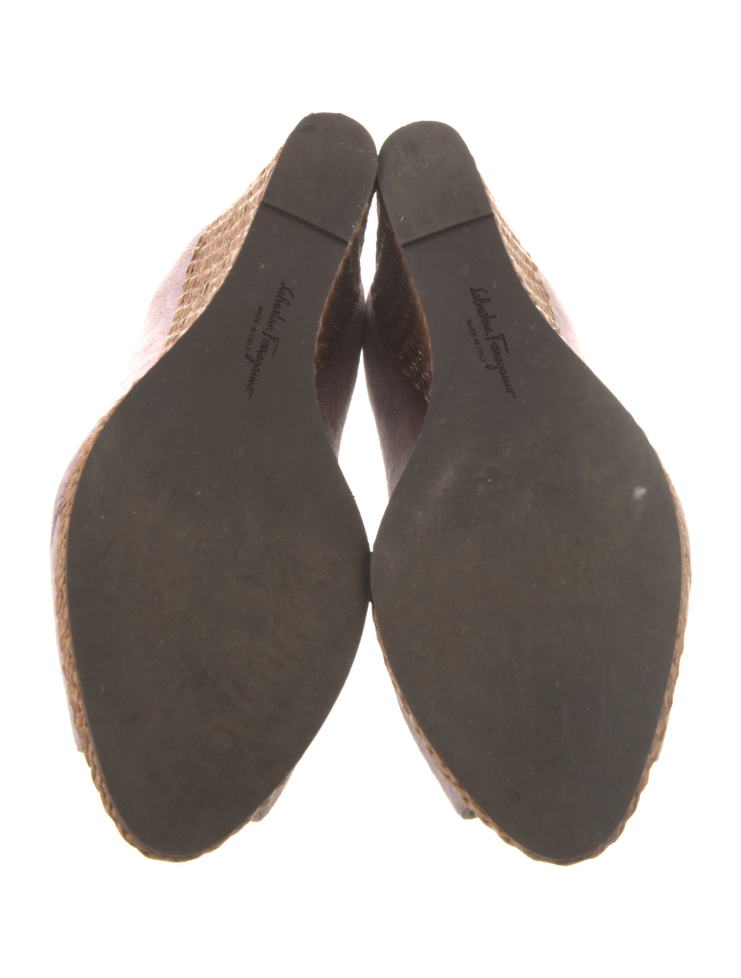 Salvatore Ferragamo Suede Slingback Sandals