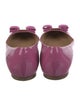 Salvatore Ferragamo Vara Bow Accent Patent Leather Ballet Flats