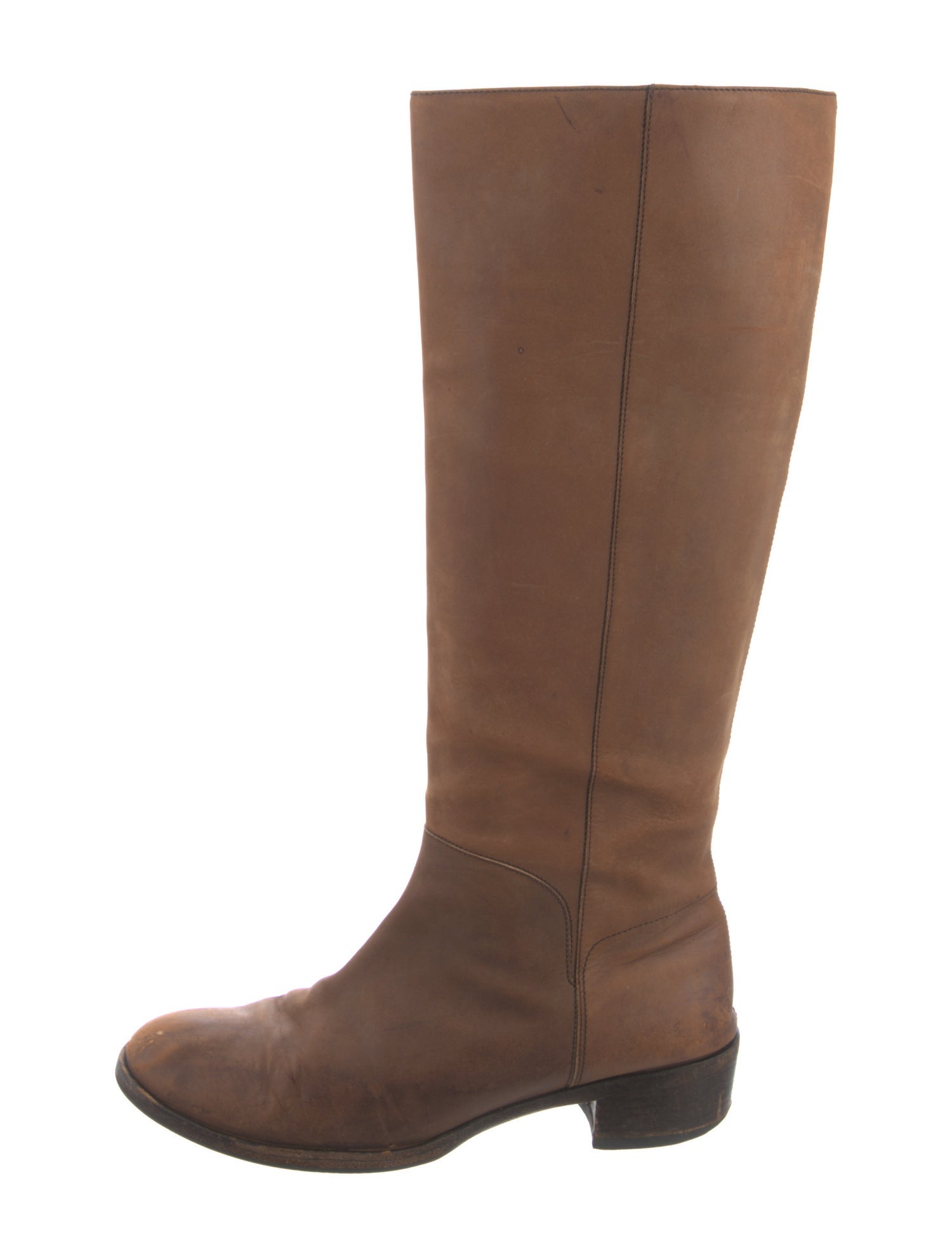 Salvatore Ferragamo Suede Riding Boots
