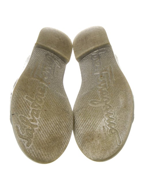 Salvatore Ferragamo Gancini Logo Rubber Slides