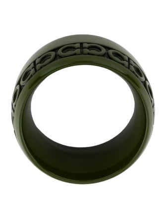 Salvatore Ferragamo Resin Gancini Bangle