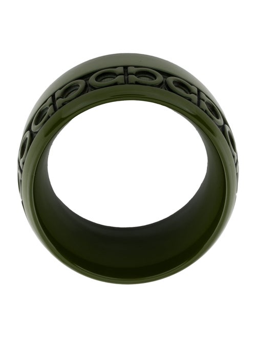 Salvatore Ferragamo Resin Gancini Bangle