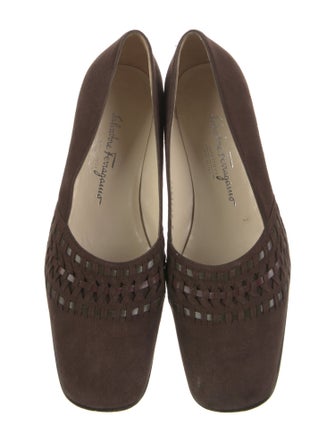Salvatore Ferragamo Suede Flats