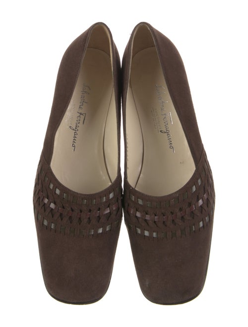Salvatore Ferragamo Suede Flats