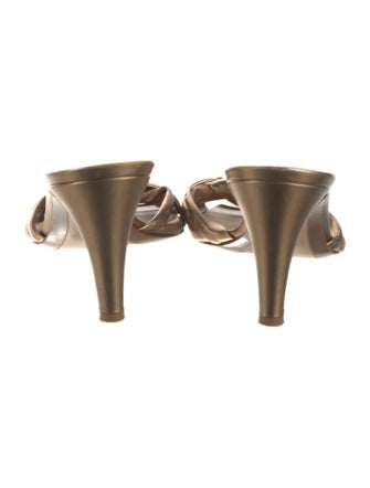 Salvatore Ferragamo Leather Slides