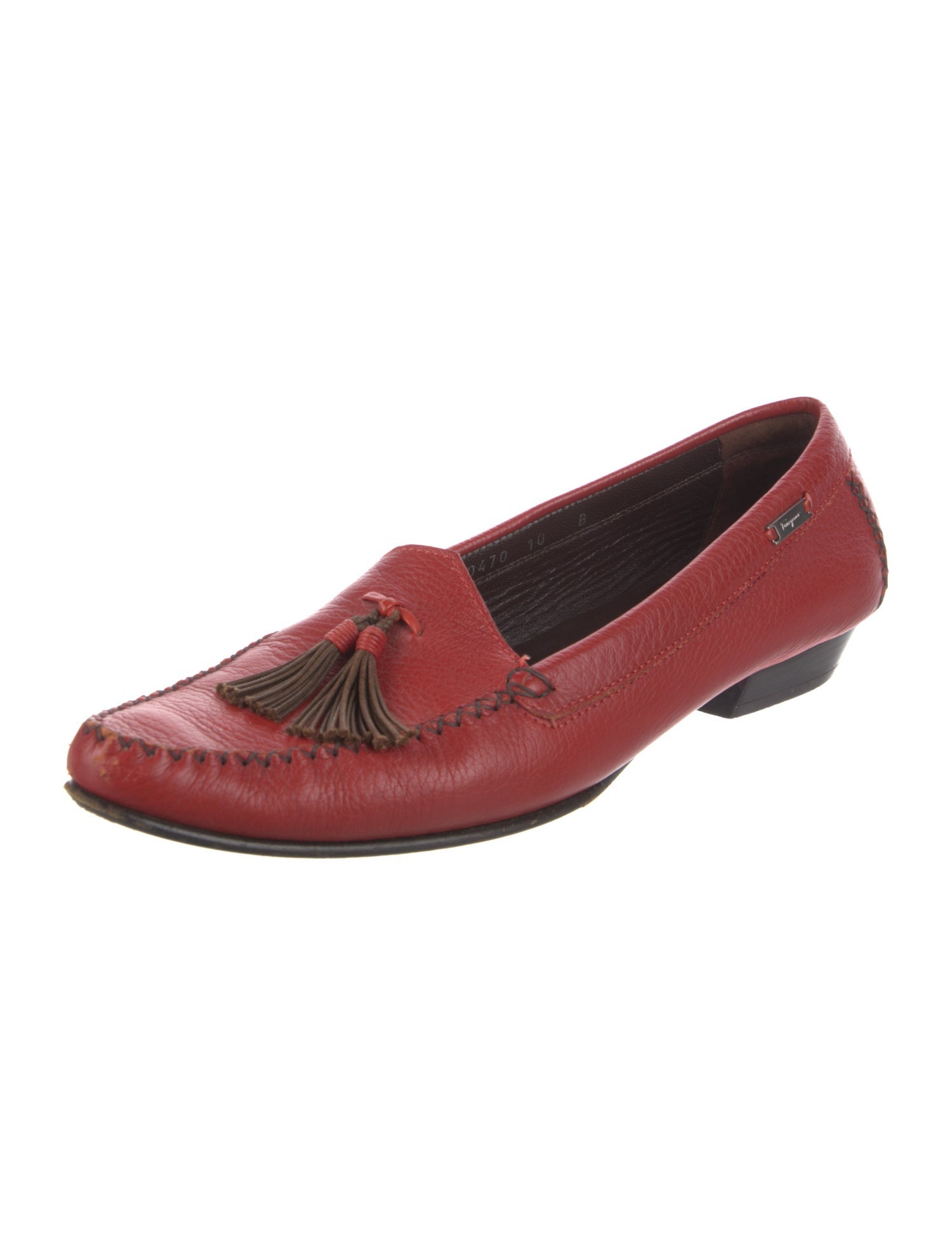 Salvatore Ferragamo Horsebit Accent Leather Loafers