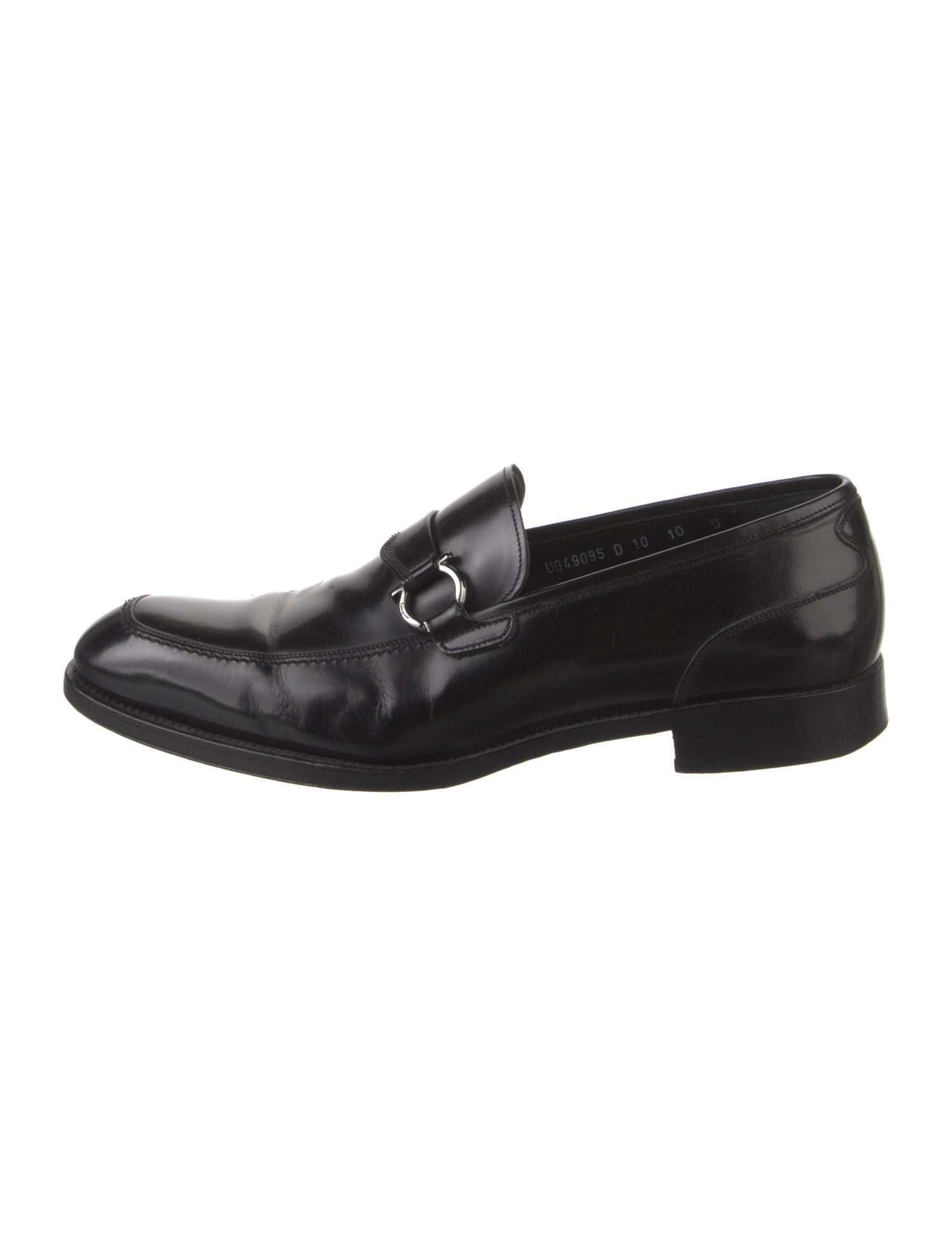 Salvatore Ferragamo Gancini Logo Leather Loafers