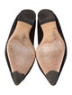 Salvatore Ferragamo Vara Bow Accent Suede Ballet Flats