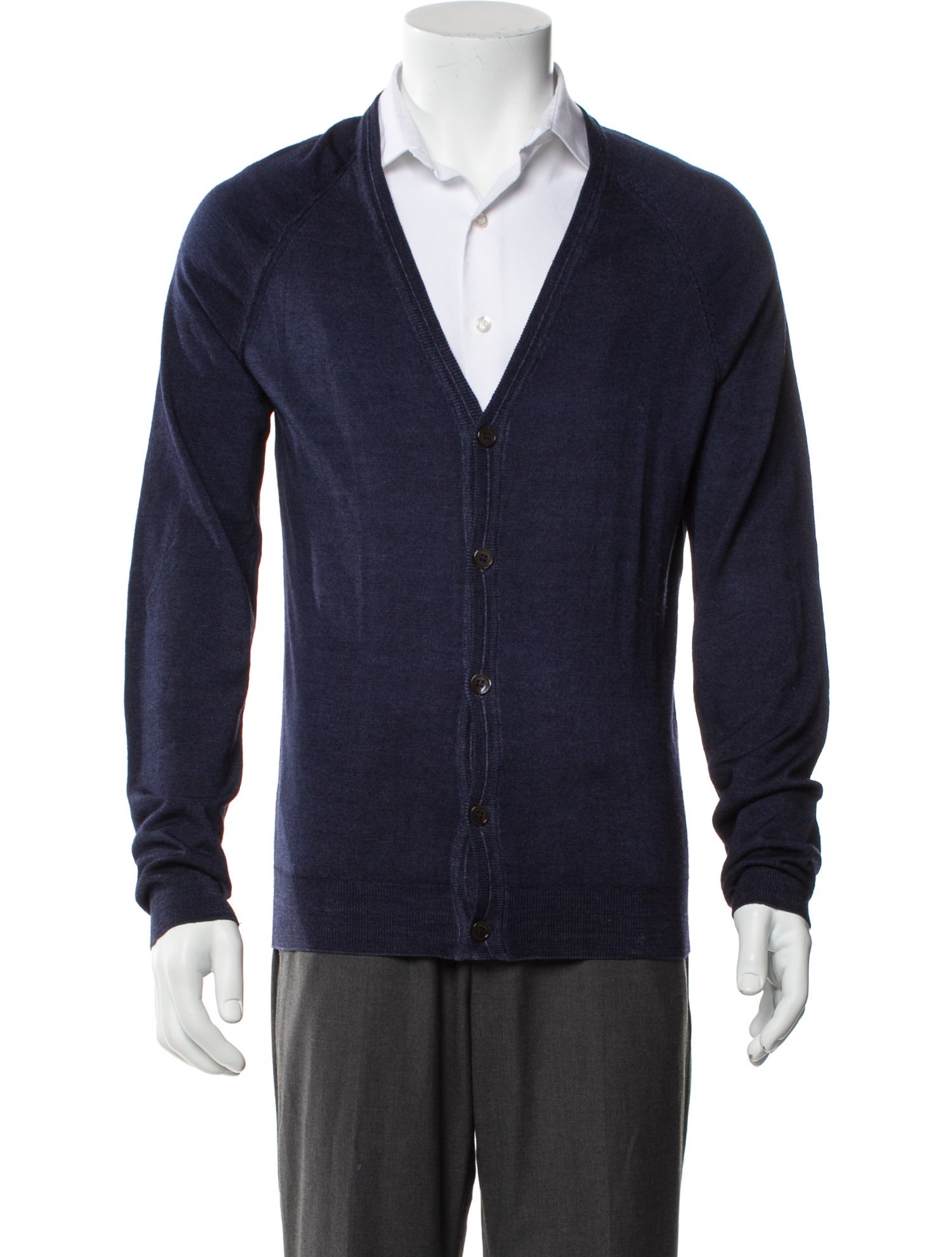 Salvatore Ferragamo Wool V-Neck Cardigan