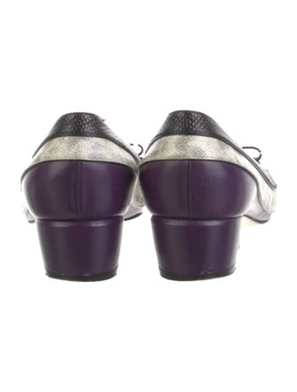 Salvatore Ferragamo Vara Bow Accent Leather Ballet Flats