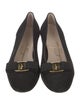 Salvatore Ferragamo Vara Bow Accent Suede Pumps