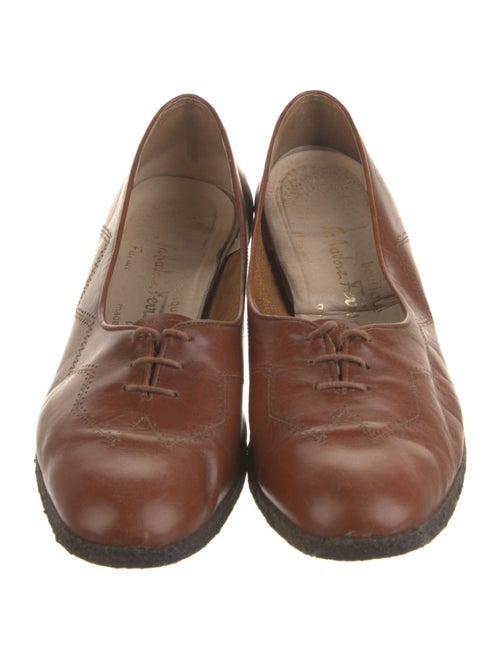 Salvatore Ferragamo Leather Ballet Flats