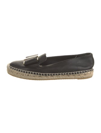Salvatore Ferragamo Leather Espadrilles