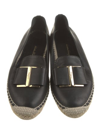 Salvatore Ferragamo Leather Espadrilles
