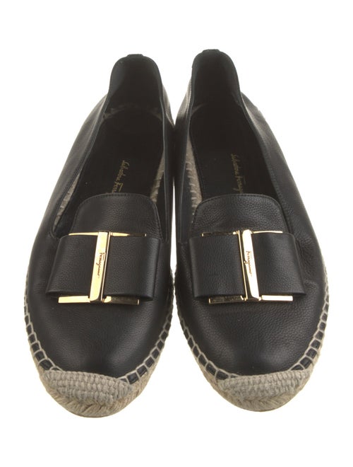 Salvatore Ferragamo Leather Espadrilles
