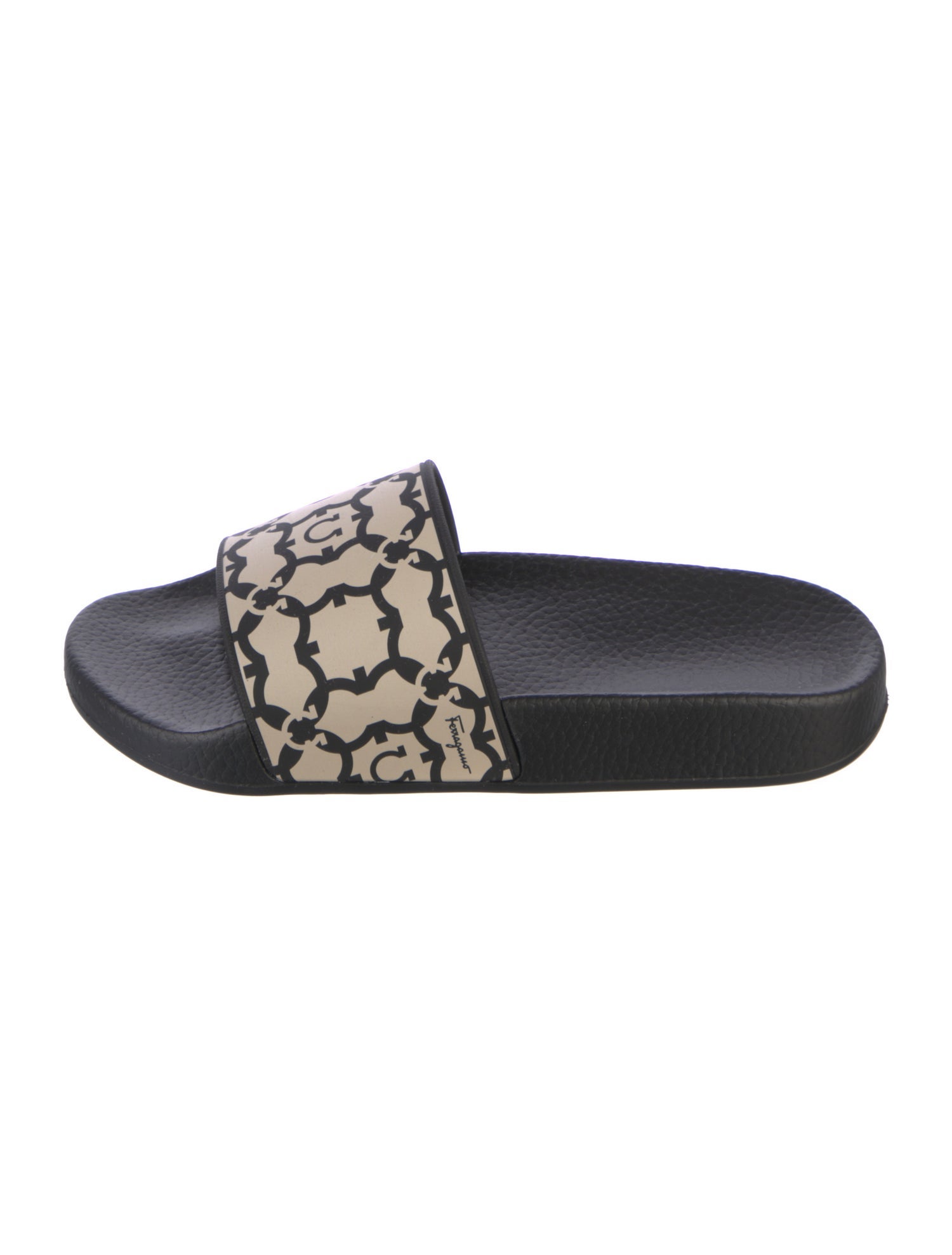 Salvatore Ferragamo Rubber Printed Slides