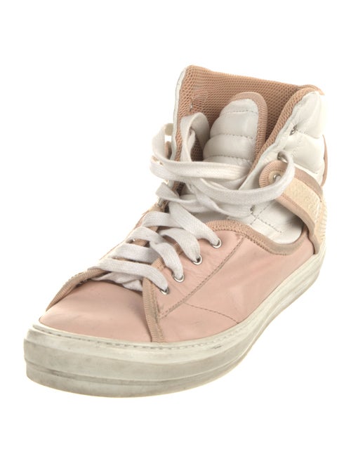 Salvatore Ferragamo Suede Wedge Sneakers