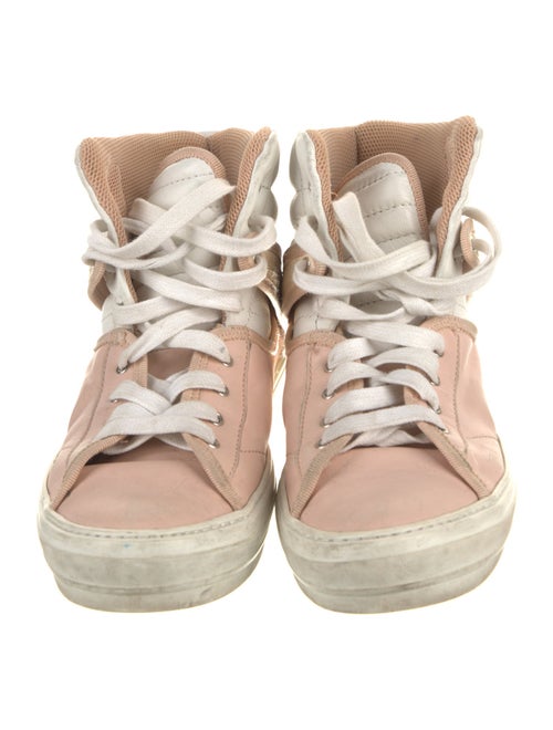 Salvatore Ferragamo Suede Wedge Sneakers
