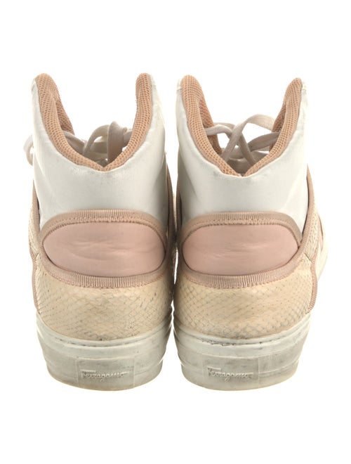 Salvatore Ferragamo Suede Wedge Sneakers