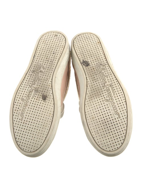 Salvatore Ferragamo Suede Wedge Sneakers