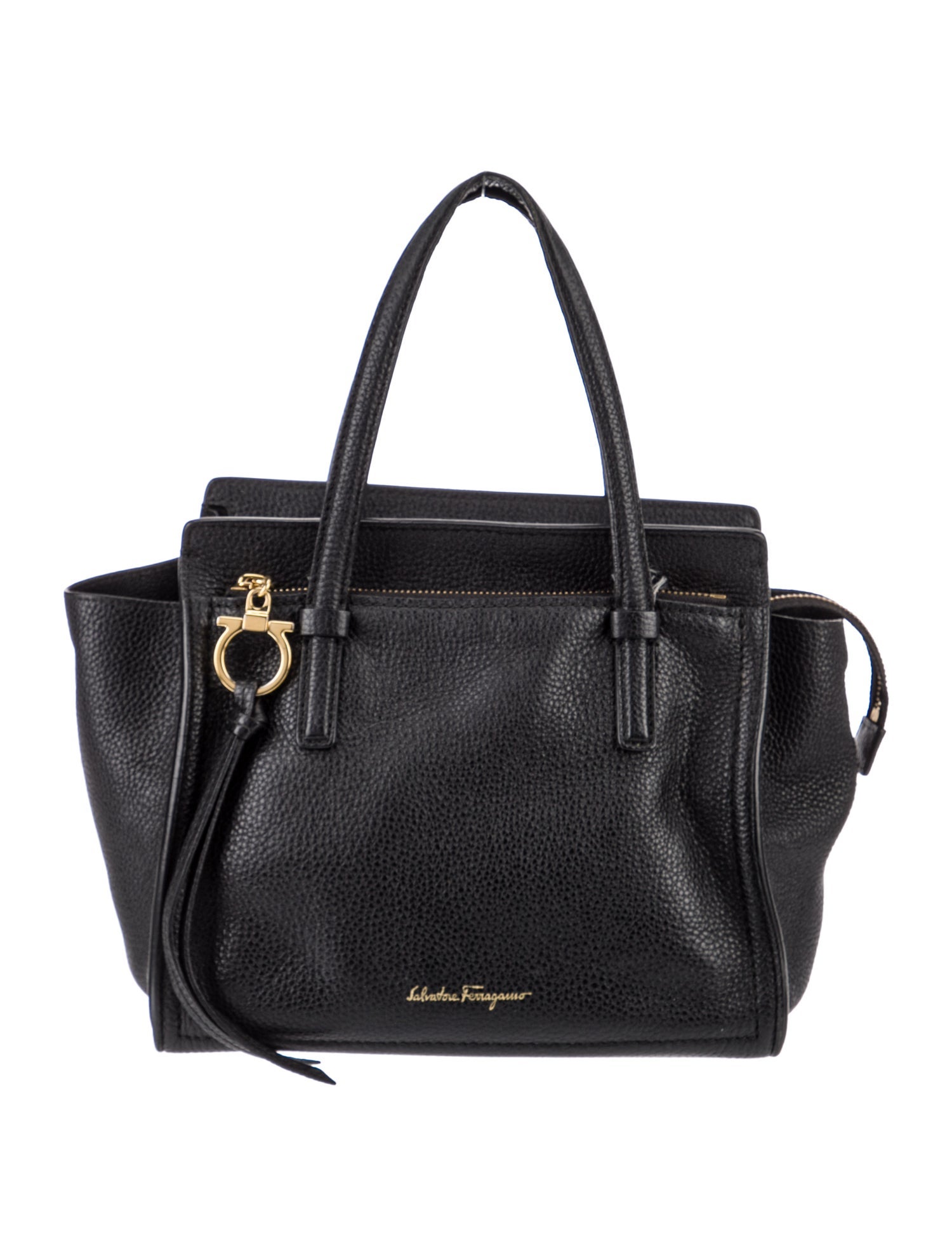 Salvatore Ferragamo Leather Top Handle Bag