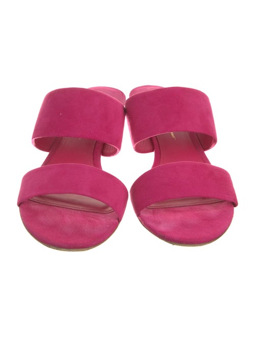 Salvatore Ferragamo Suede Slides