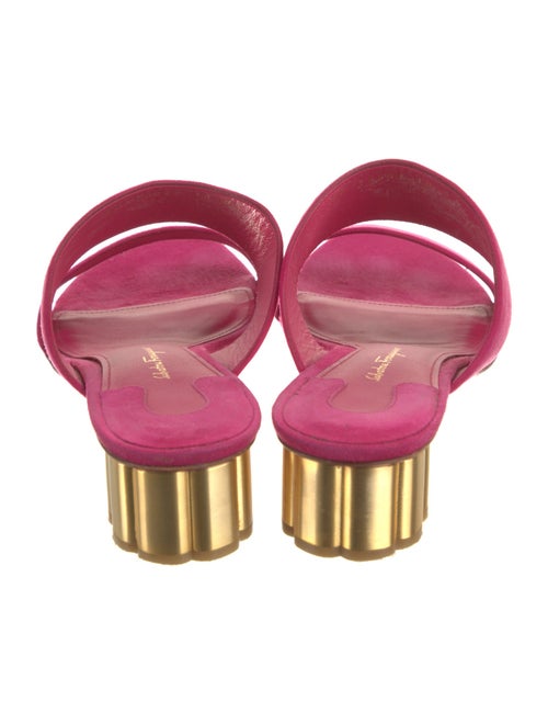 Salvatore Ferragamo Suede Slides