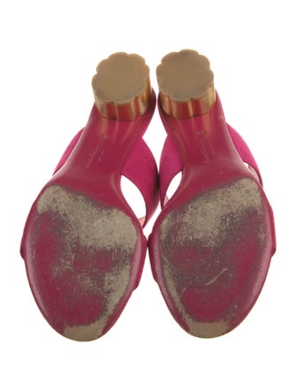 Salvatore Ferragamo Suede Slides