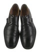 Salvatore Ferragamo Leather Monk Straps