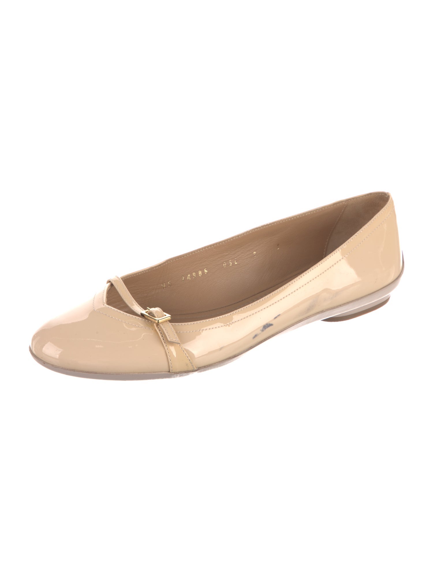 Salvatore Ferragamo Vara Bow Accent Patent Leather Flats