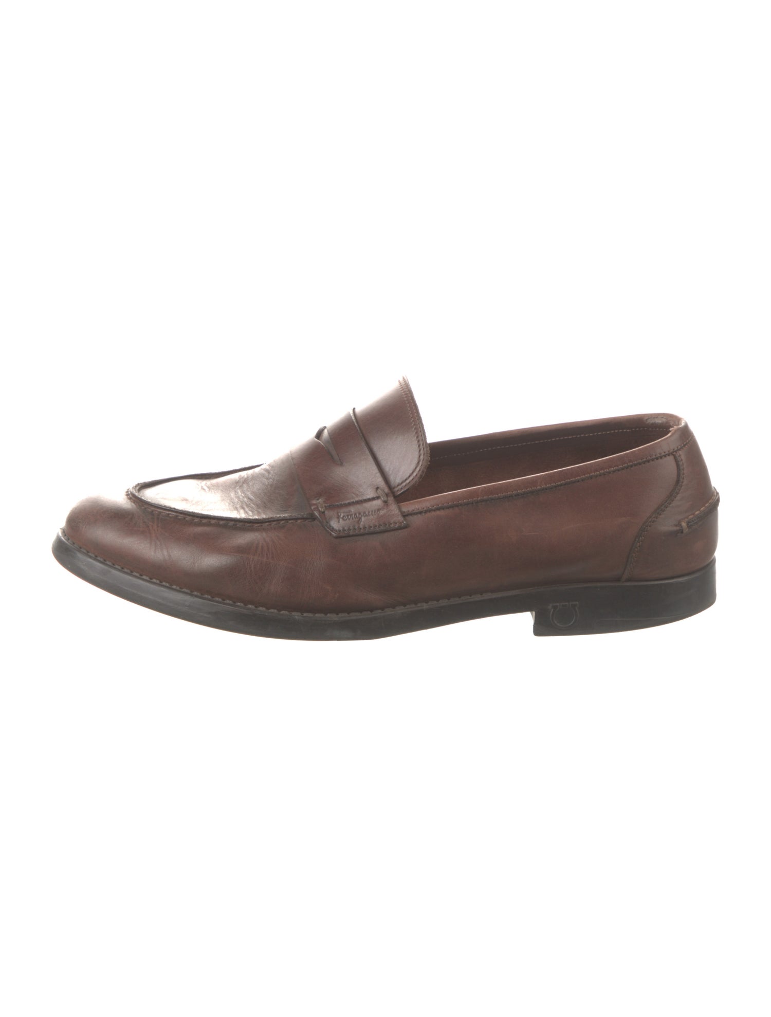 Salvatore Ferragamo Leather Dress Loafers