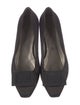 Salvatore Ferragamo Vara Bow Accent Satin Flats