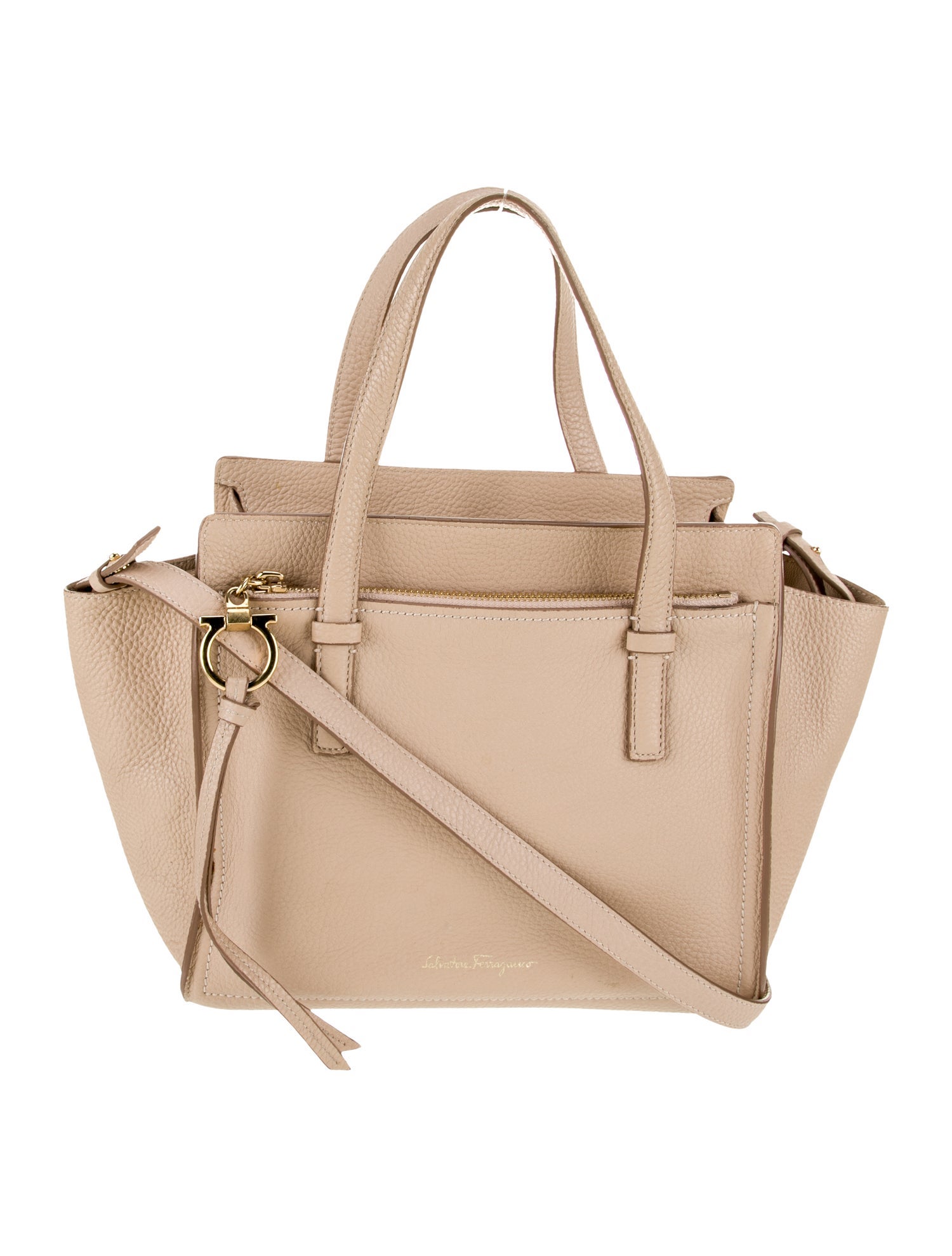 Salvatore Ferragamo Leather Top Handle Bag